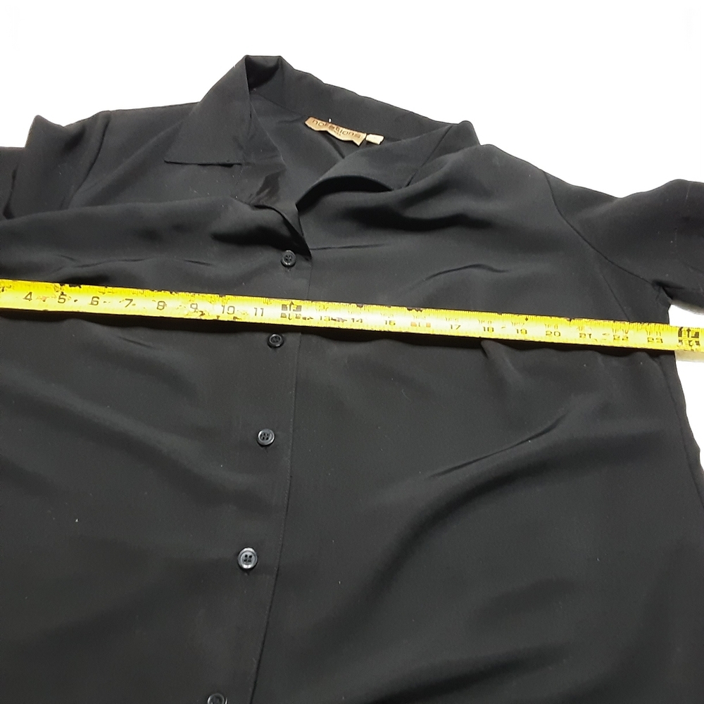 Notations Black Button Down Shirt - image 4